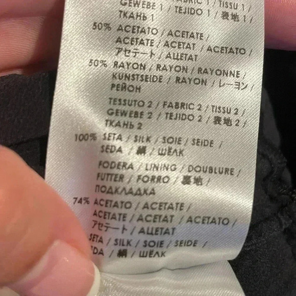 Alexander silk blend black midi dress size 12 - Picture 5 of 6